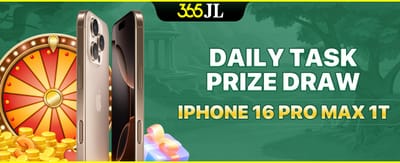 Daily Jackpot Prize Draw promotion banner